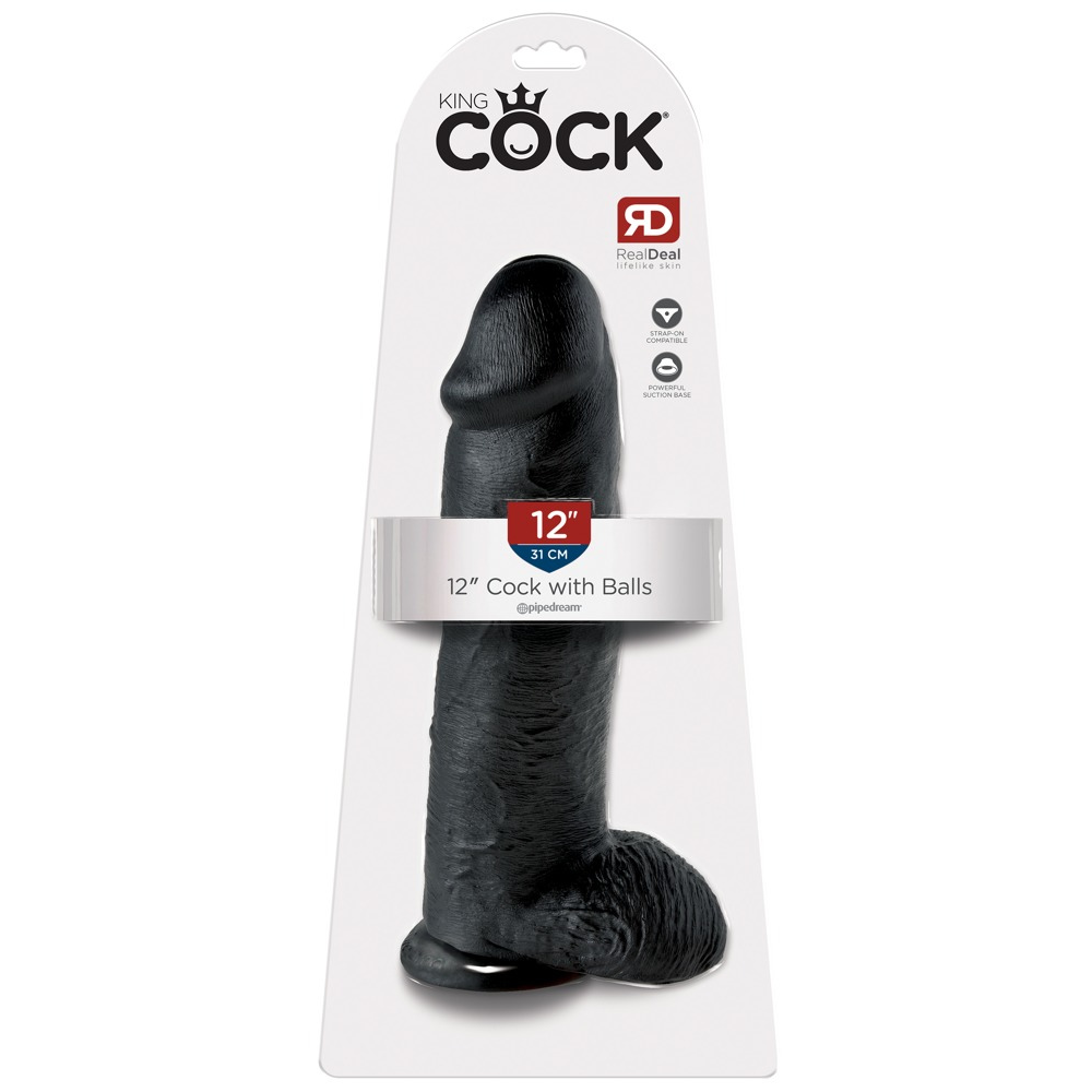 12" King Cock with Balls