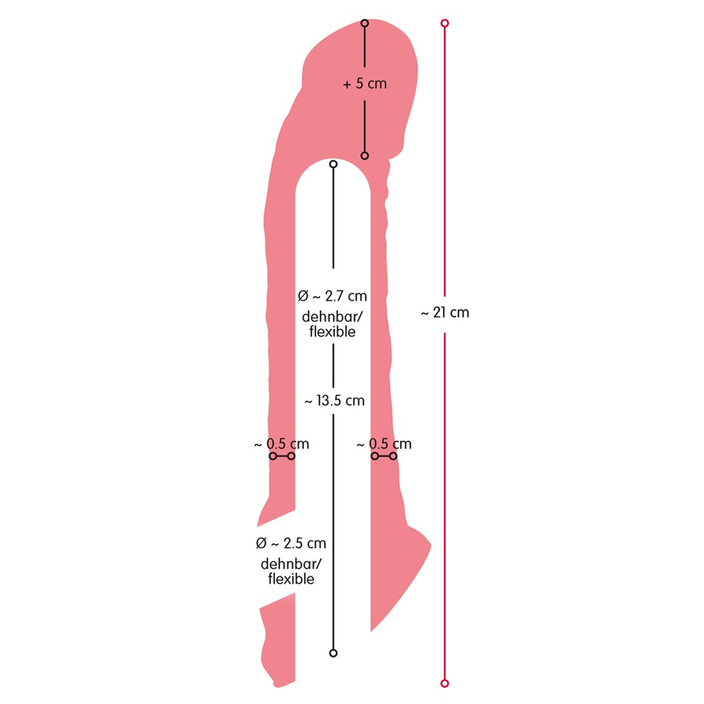 Penis Sleeve with Extension - Image 4