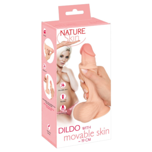 Dildo with movable Skin 19cm