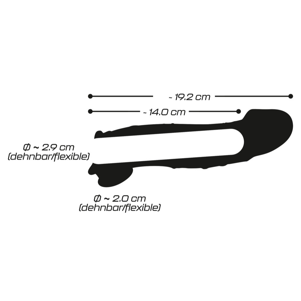 Penis Sleeve with extension + ball ring - Image 4