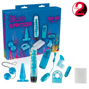 Blue Appetizer Toy Set