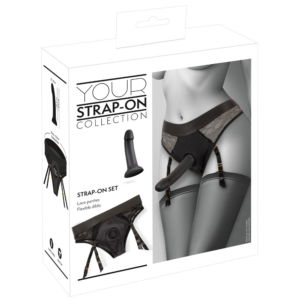 Strap-on Set suspender briefs