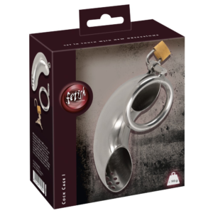 Metallic Chastity Cage