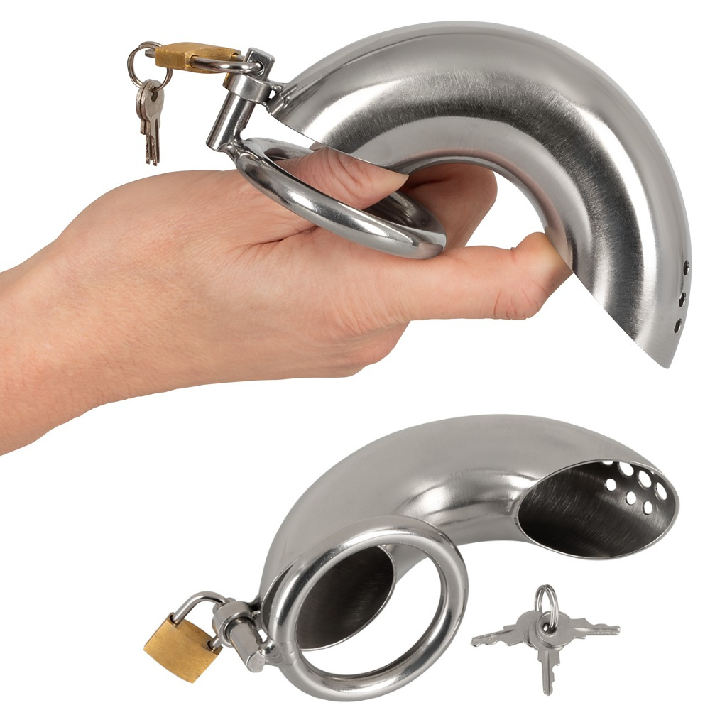 Metallic Chastity Cage - Image 4