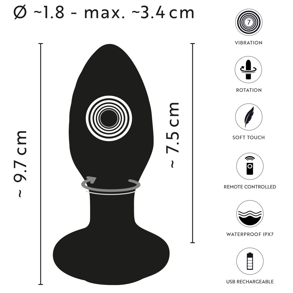 ANOS Rotating Butt Plug - Image 3